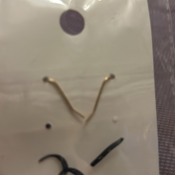 Erimish game day purple earrings. New‎ be in bag. - Picture 3 of 3